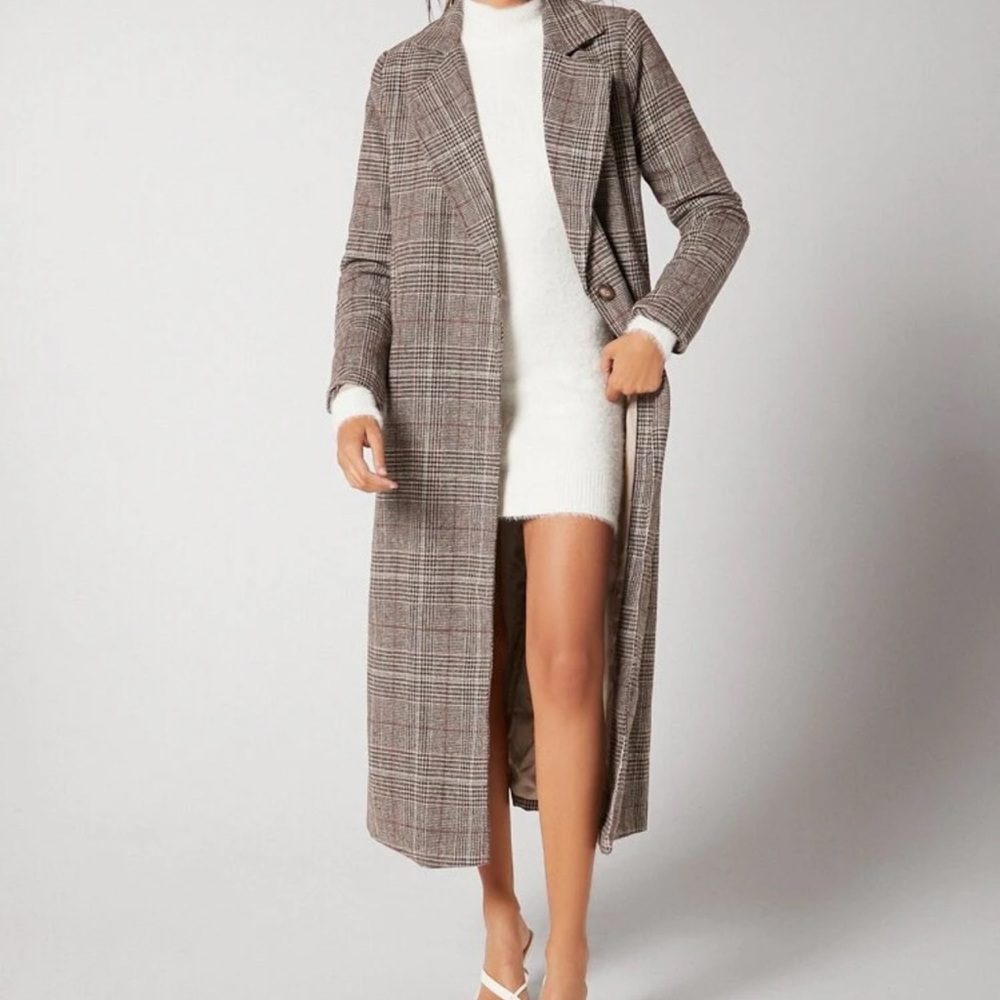 Long blazer duster coat jacket